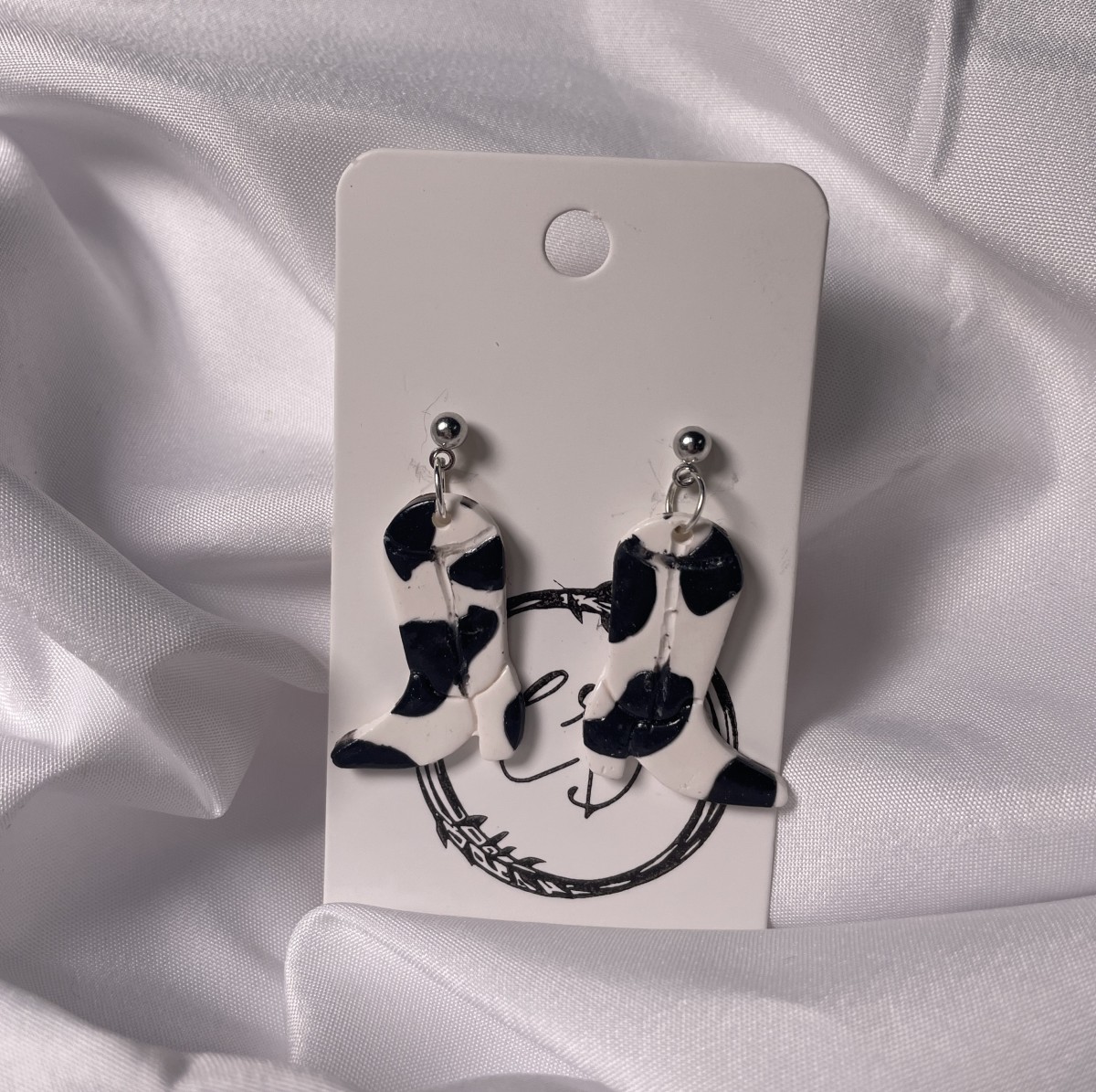 Cowgirl Kicks - Black and White - $15